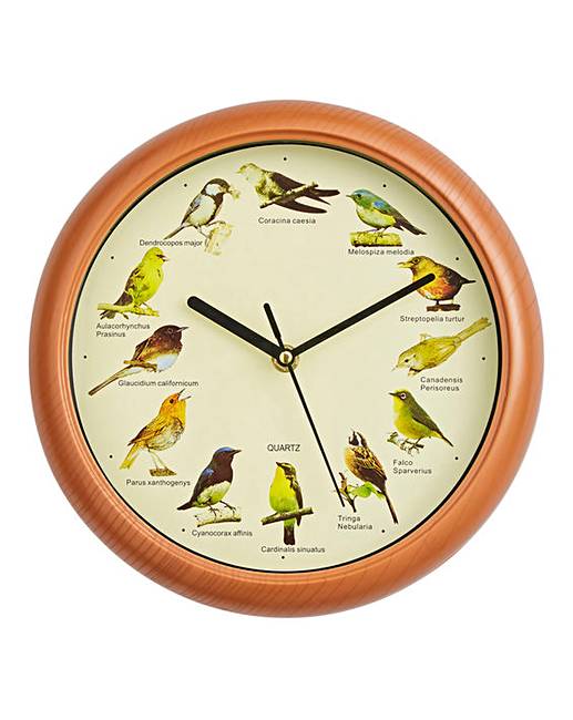 Bird Song Wall Clock J D Williams