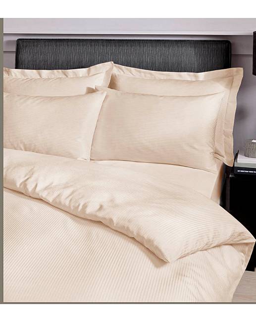 Satin Stripe Fitted Sheets J D Williams