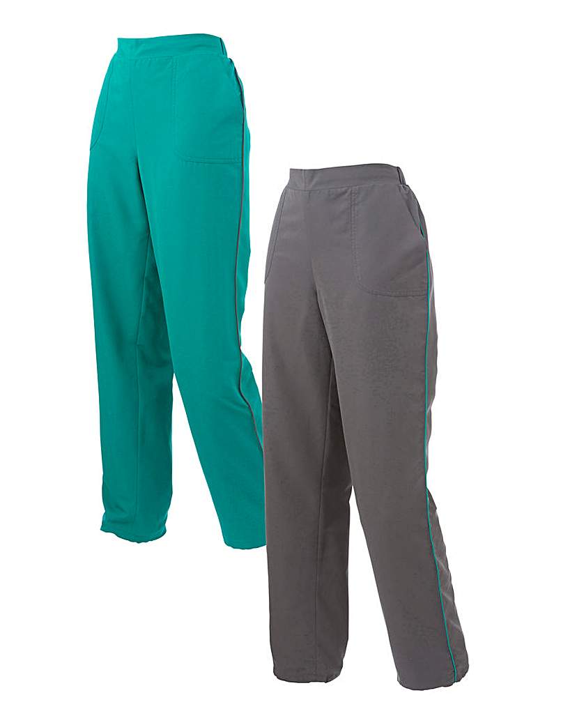 Body Star Pack of 2 Woven Pants 28in Body Star Pack of 2 Woven Pants 28in