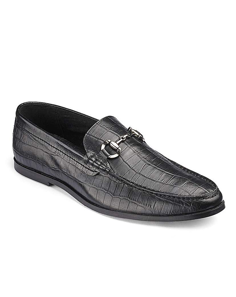 Premium Leather Snaffle Loafer Wide Fit Premium Leather Snaffle Loafer Wide Fit