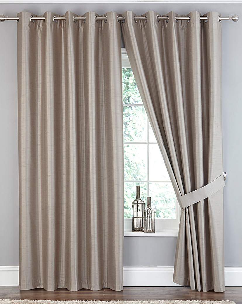 Ferndale Faux Silk Blackout Curtains Ferndale Faux Silk Blackout Curtains