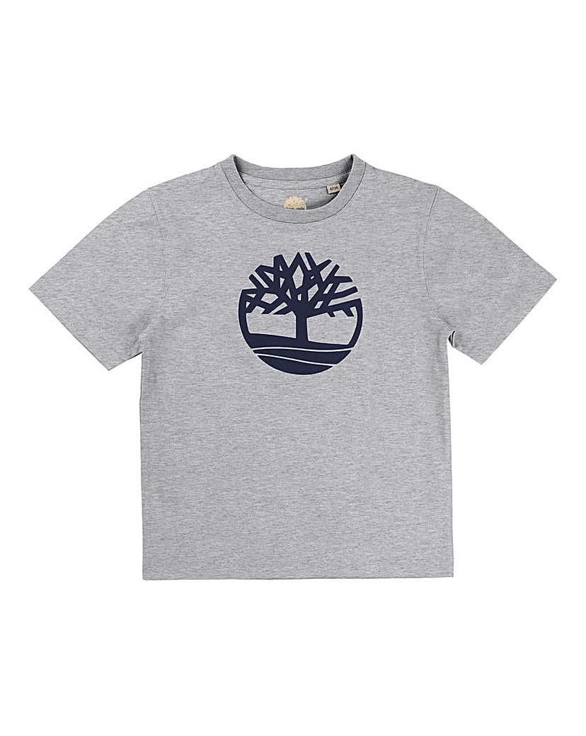 Timberland Boys Grey Core Logo T-Shirt Timberland Boys Grey Core Logo T-Shirt