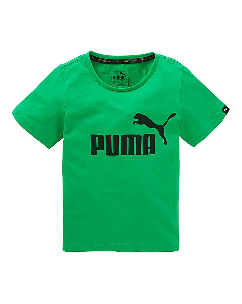 Puma Boys Essentials Green T-Shirt Puma Boys Essentials Green T-Shirt