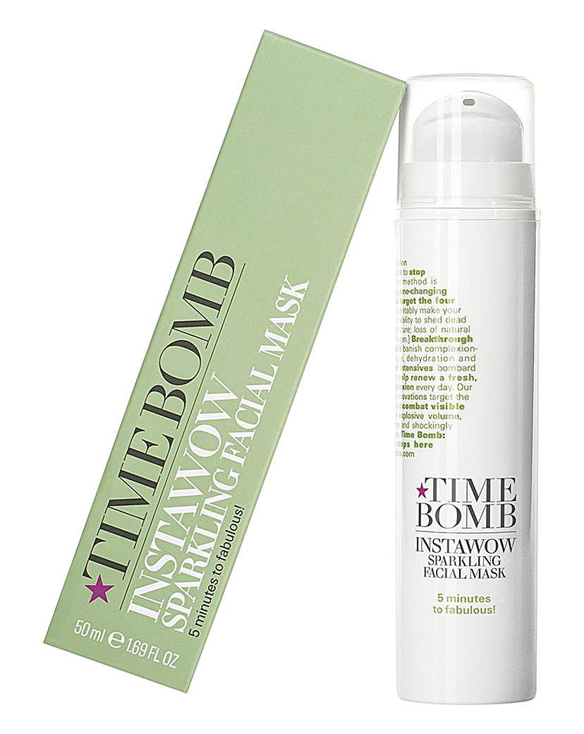 Time Bomb Instawow Sparkling Face Mask Time Bomb Instawow Sparkling Face Mask