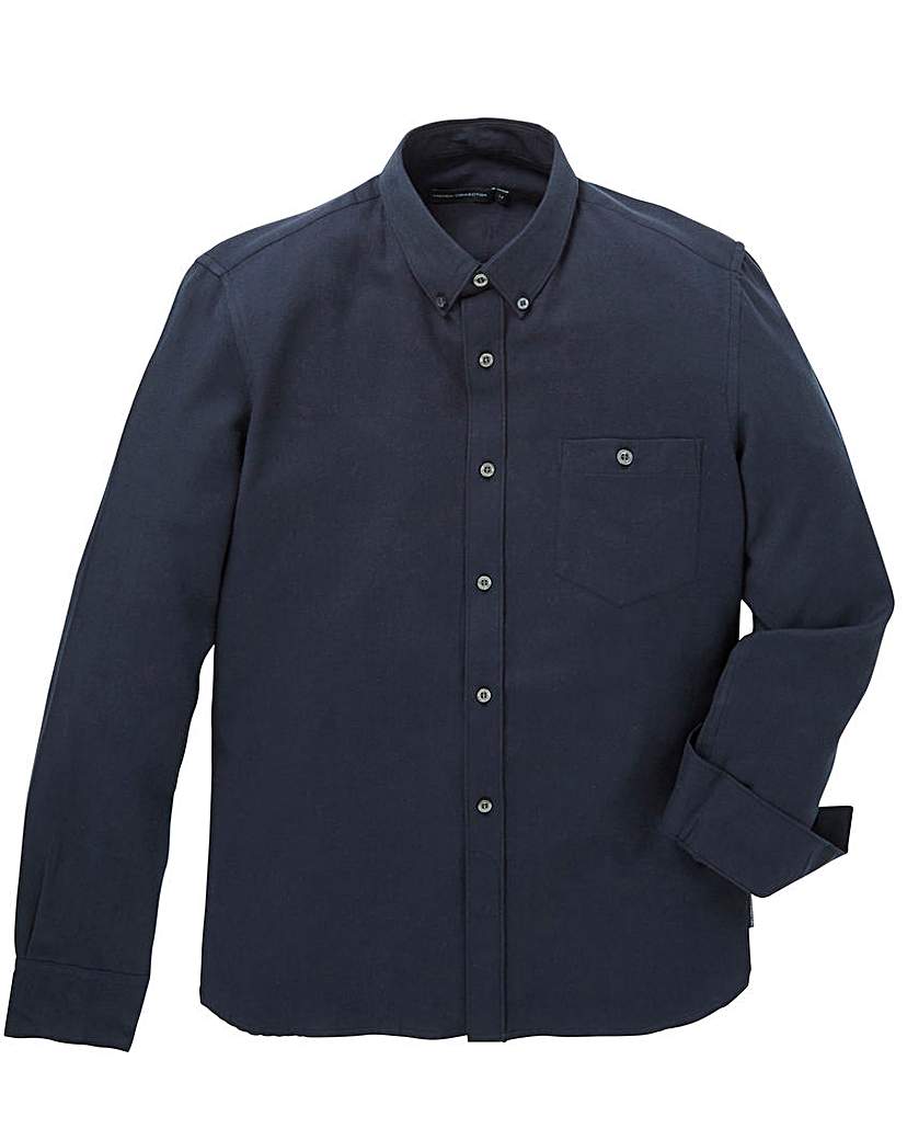 French Connection Navy Flannel Shirt French Connection Navy Flannel Shirt