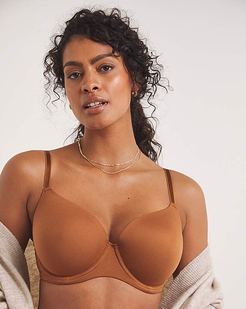 Feather Touch Tshirt Bra Nude 3