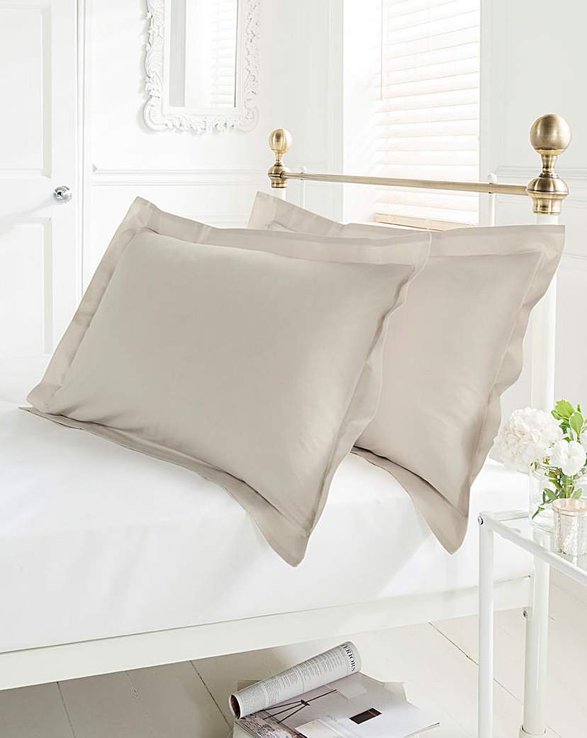 Easy-Care Plain-Dyed Oxford Pillowcases Easy-Care Plain-Dyed Oxford Pillowcases