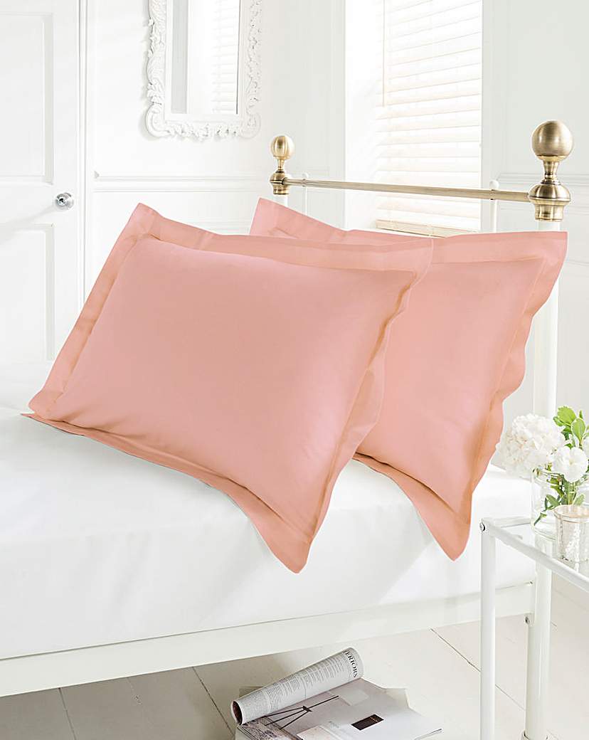 Easy-Care Plain-Dyed Oxford Pillowcases Easy-Care Plain-Dyed Oxford Pillowcases