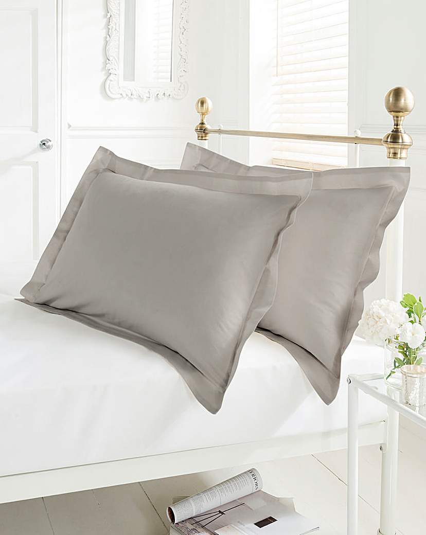 Easy-Care Plain-Dyed Oxford Pillowcases Easy-Care Plain-Dyed Oxford Pillowcases