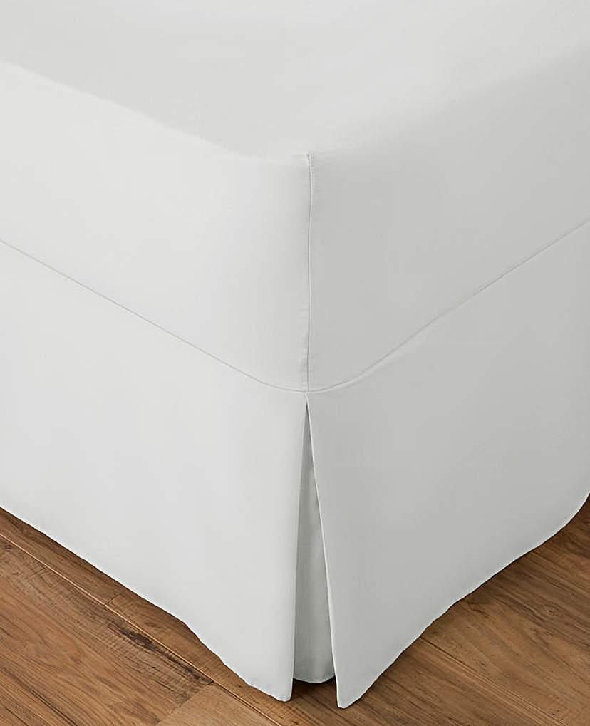 Easy-Care Plain Fitted Valance Sheet Easy-Care Plain Fitted Valance Sheet