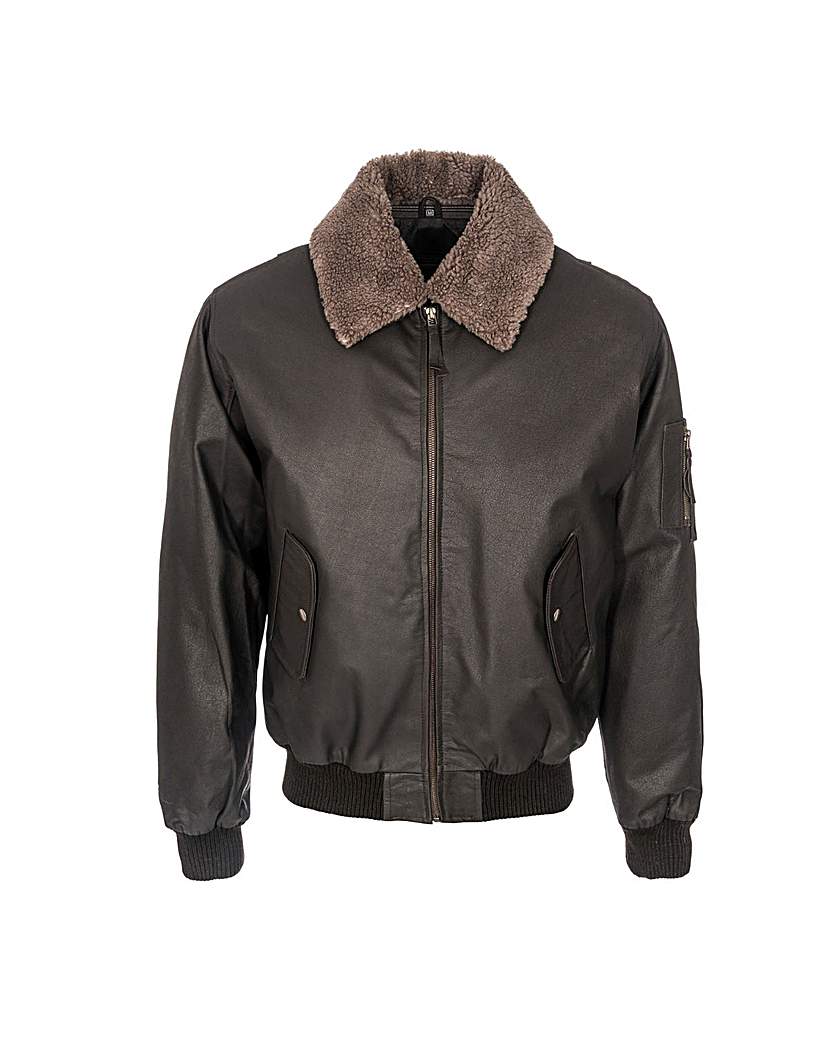 Woodland Leather Aviator Jacket Woodland Leather Aviator Jacket