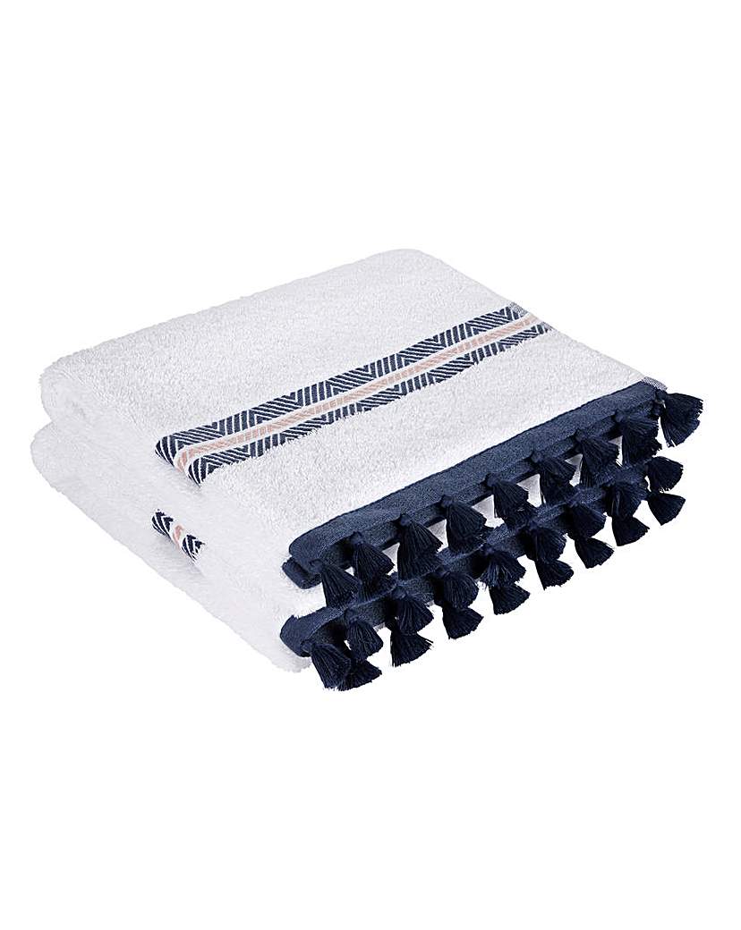 Lorraine Kelly Calder Tassel Hand Towel Lorraine Kelly Calder Tassel Hand Towel