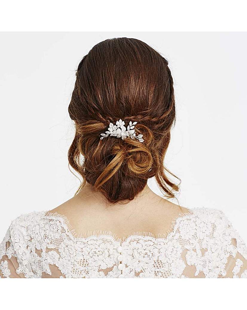 Alan Hannah flower and pearl hair comb Alan Hannah flower and pearl hair comb