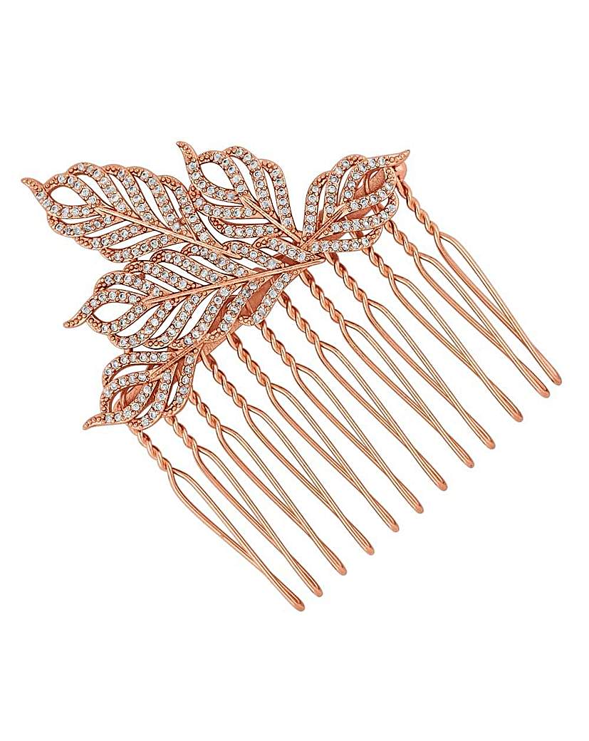 Jon Richard feather hair comb Jon Richard feather hair comb