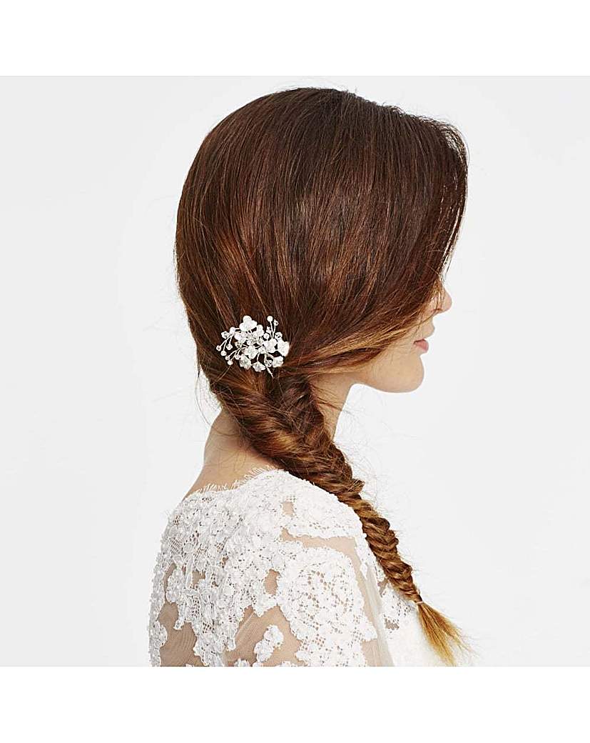 Jon Richard floral spray hair pin set Jon Richard floral spray hair pin set