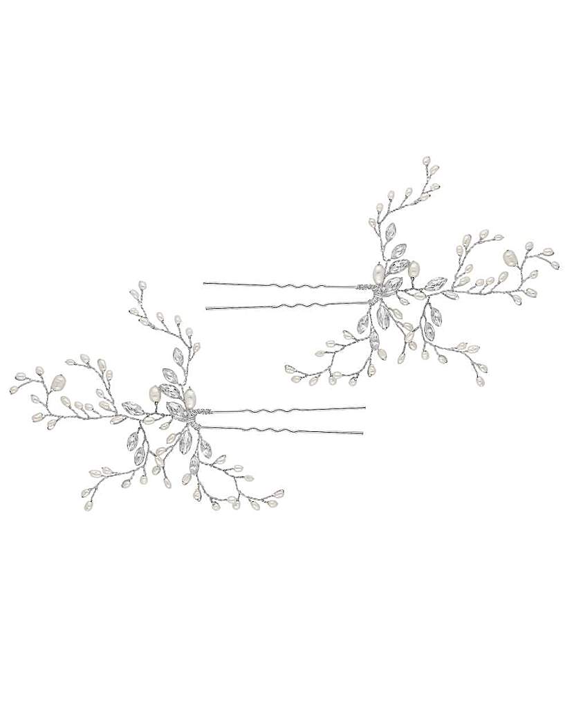 Jon Richard crystal burst hair pin set Jon Richard crystal burst hair pin set