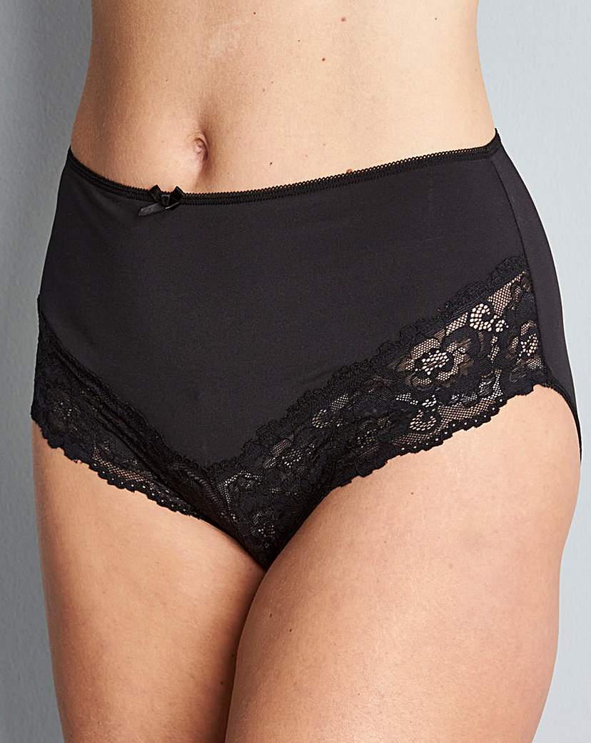 5 Pack Mid Rise Briefs Black/White 5 Pack Mid Rise Briefs Black/White