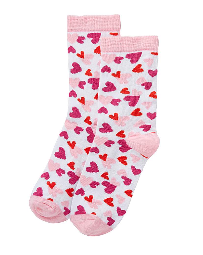 Hearts Gift bag socks Hearts Gift bag socks