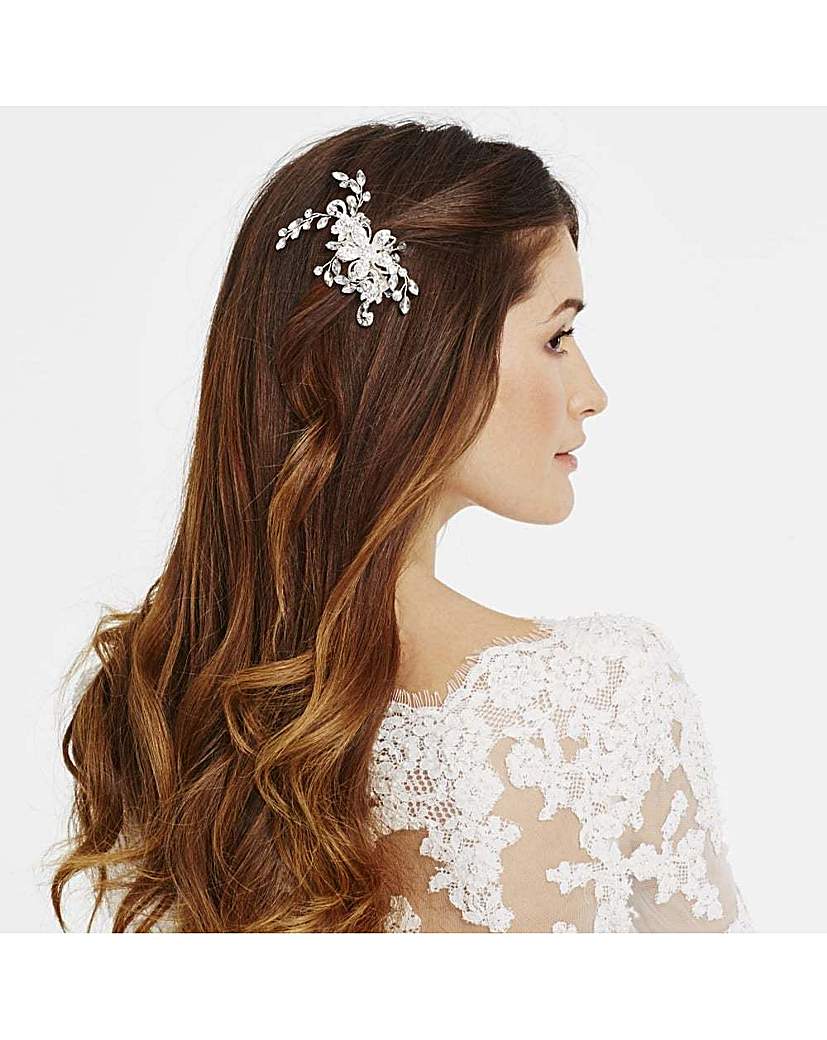 Jon Richard Vine Crystal Hair Slide Jon Richard Vine Crystal Hair Slide