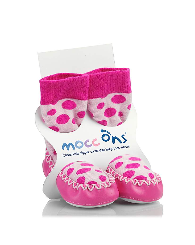 Mocc Ons - Pink Spots Mocc Ons - Pink Spots