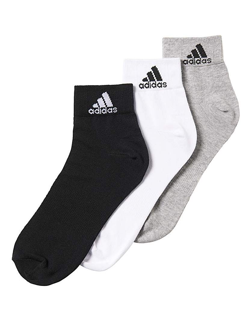 adidas Pack of 3 Performance Ankle Socks adidas Pack of 3 Performance Ankle Socks