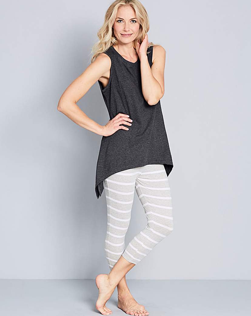 Pretty Secrets Swing Vest Lounge Set Pretty Secrets Swing Vest Lounge Set