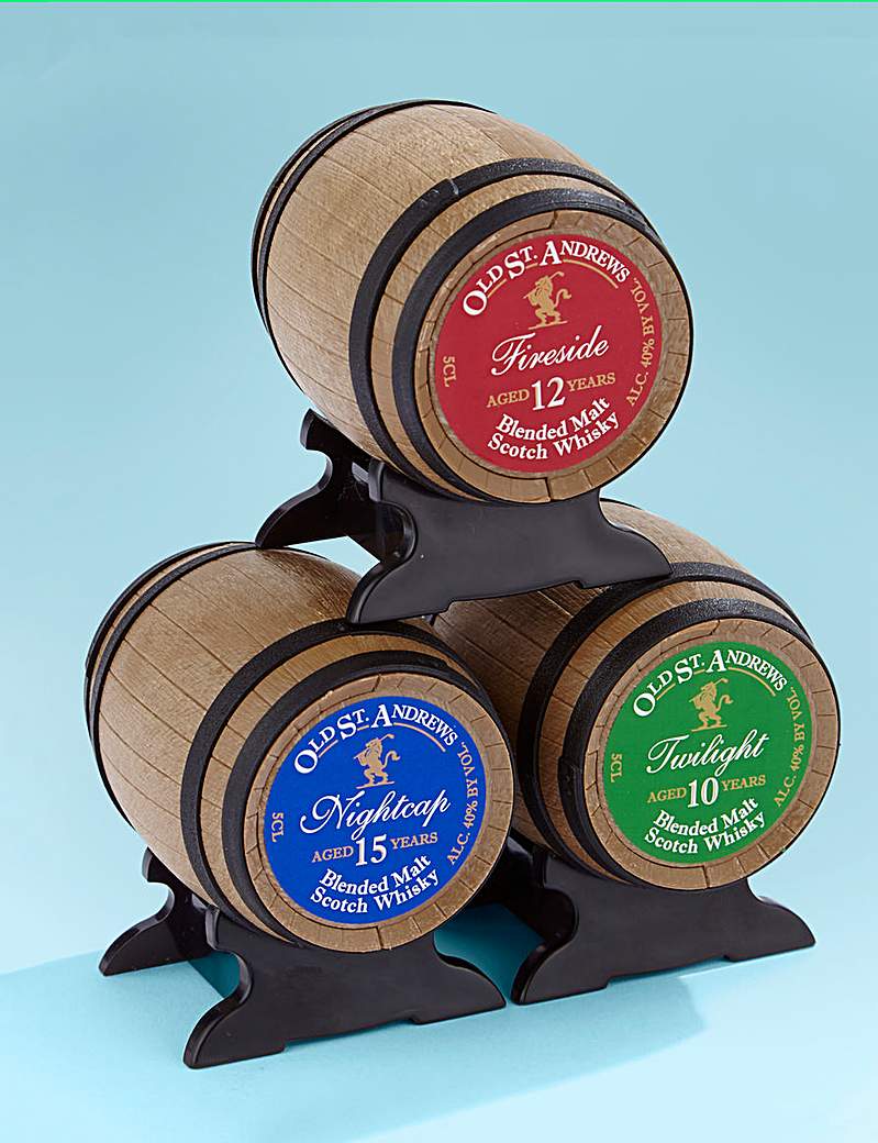 Old St. Andrews Set of 3 Whisky Barrels Old St. Andrews Set of 3 Whisky Barrels
