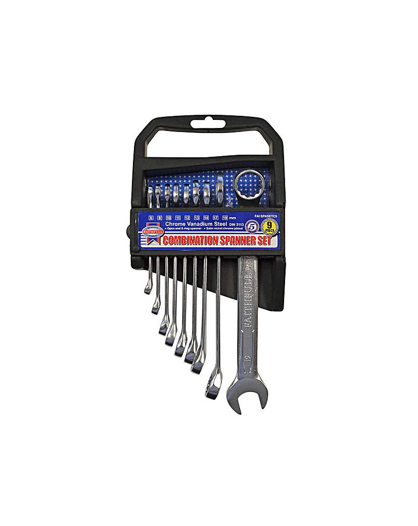 Comb Spanner Cv Set 9pc 6-19mm Comb Spanner Cv Set 9pc 6-19mm