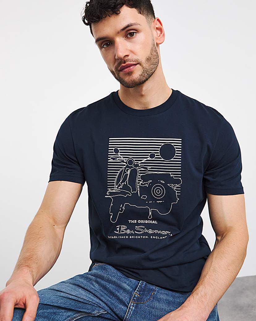 Ben Sherman Summer Scooter T-Shirt
