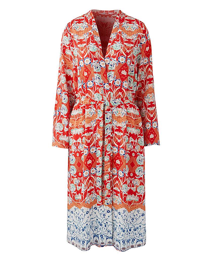 Loverbird Print Maxi Kaftan Loverbird Print Maxi Kaftan