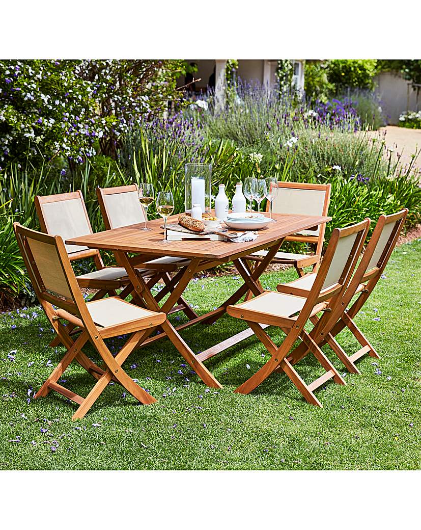Stockholm 6 Seat Wooden Dining Set Stockholm 6 Seat Wooden Dining Set