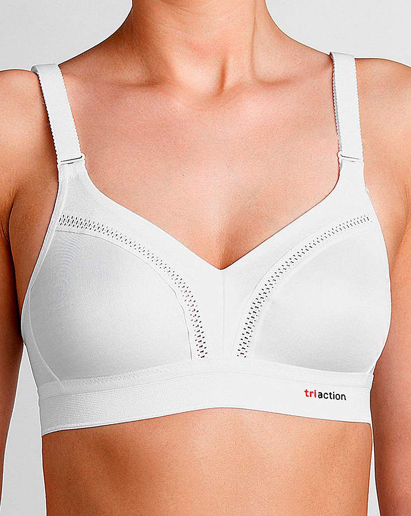 Triumph Triaction White Sports Bra Triumph Triaction White Sports Bra