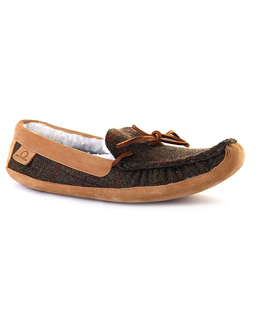 Chatham Thistle Lined Tweed Slipper Chatham Thistle Lined Tweed Slipper