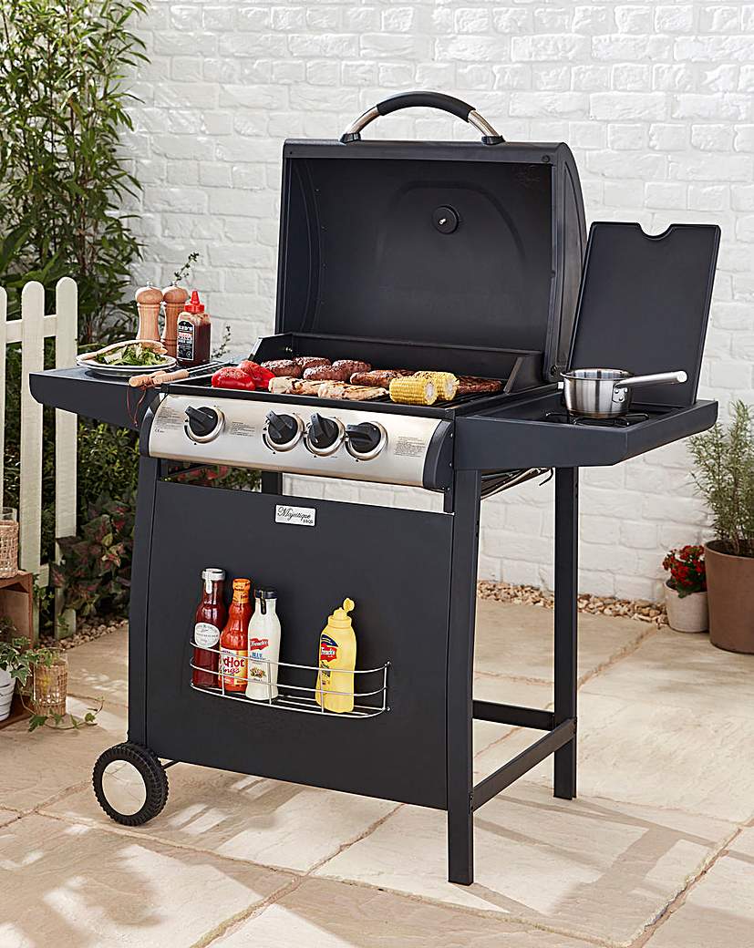 3 Burner Gas BBQ with Side Burner 3 Burner Gas BBQ with Side Burner