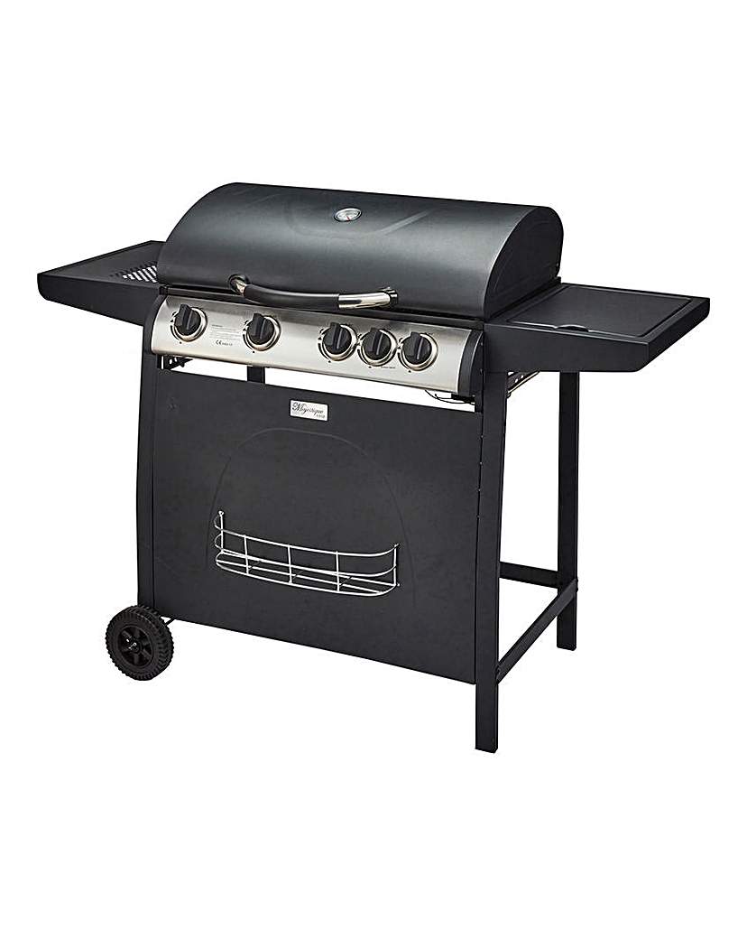 4 Burner Gas BBQ with Side Burner 4 Burner Gas BBQ with Side Burner