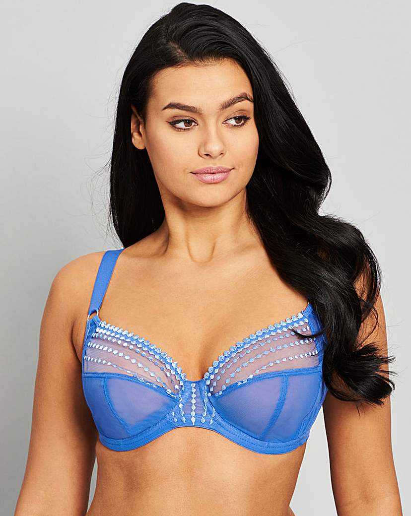 Elomi Matilda Plunge Denim Blue Bra Elomi Matilda Plunge Denim Blue Bra