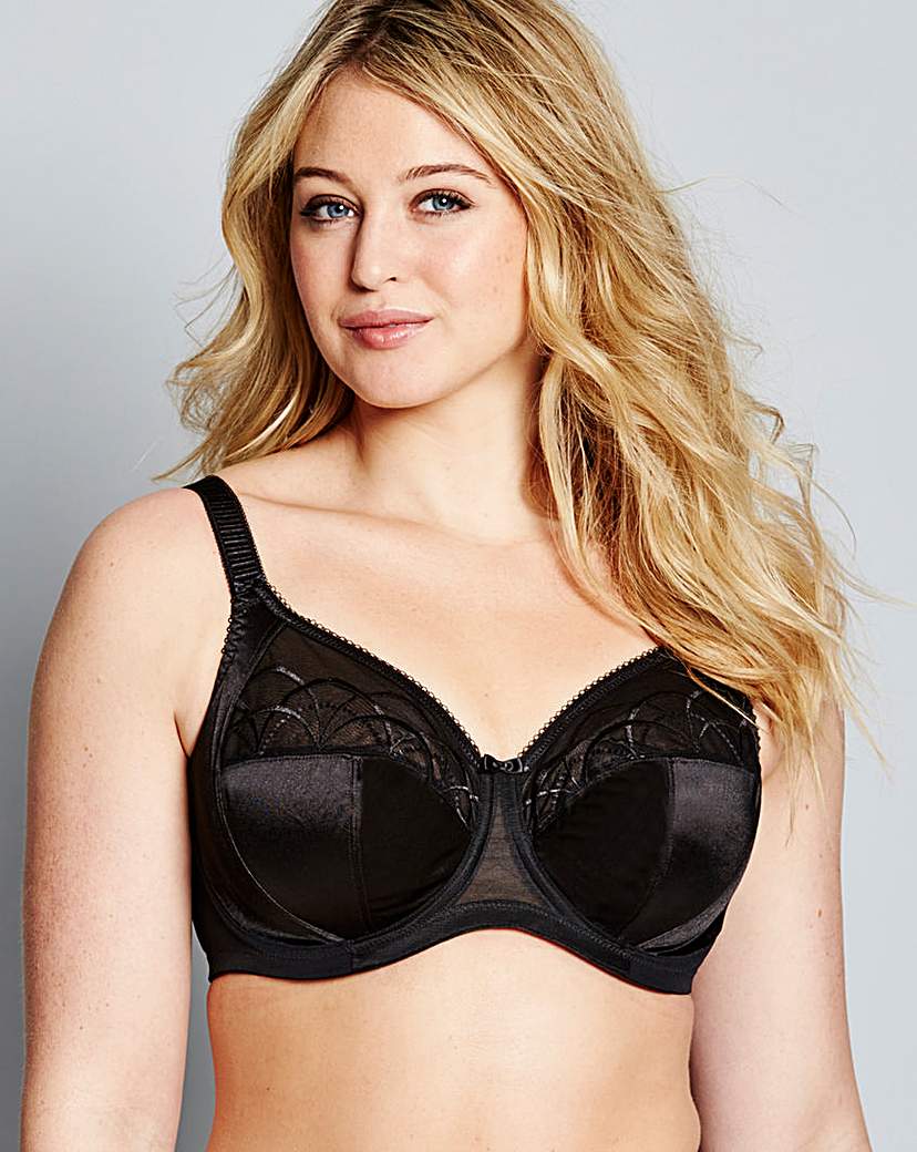 Elomi Cate Full Cup Wired Black Bra Elomi Cate Full Cup Wired Black Bra