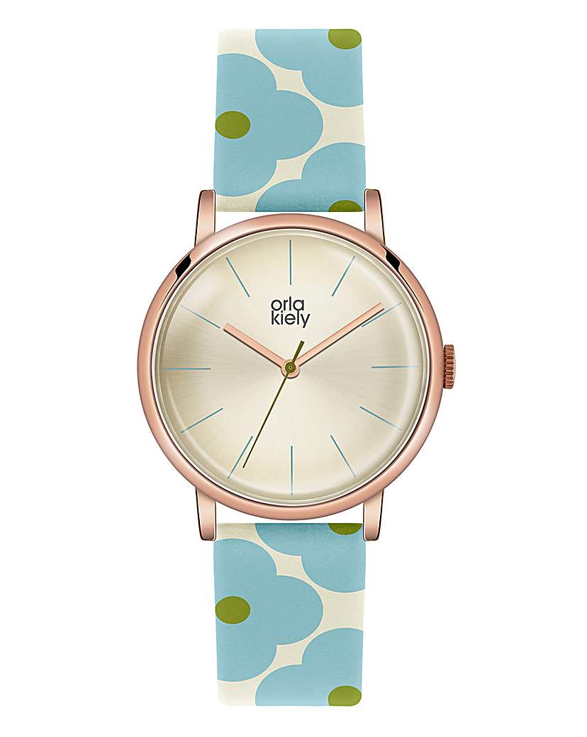 Orla Kiely Ladies Flower Strap Watch Orla Kiely Ladies Flower Strap Watch