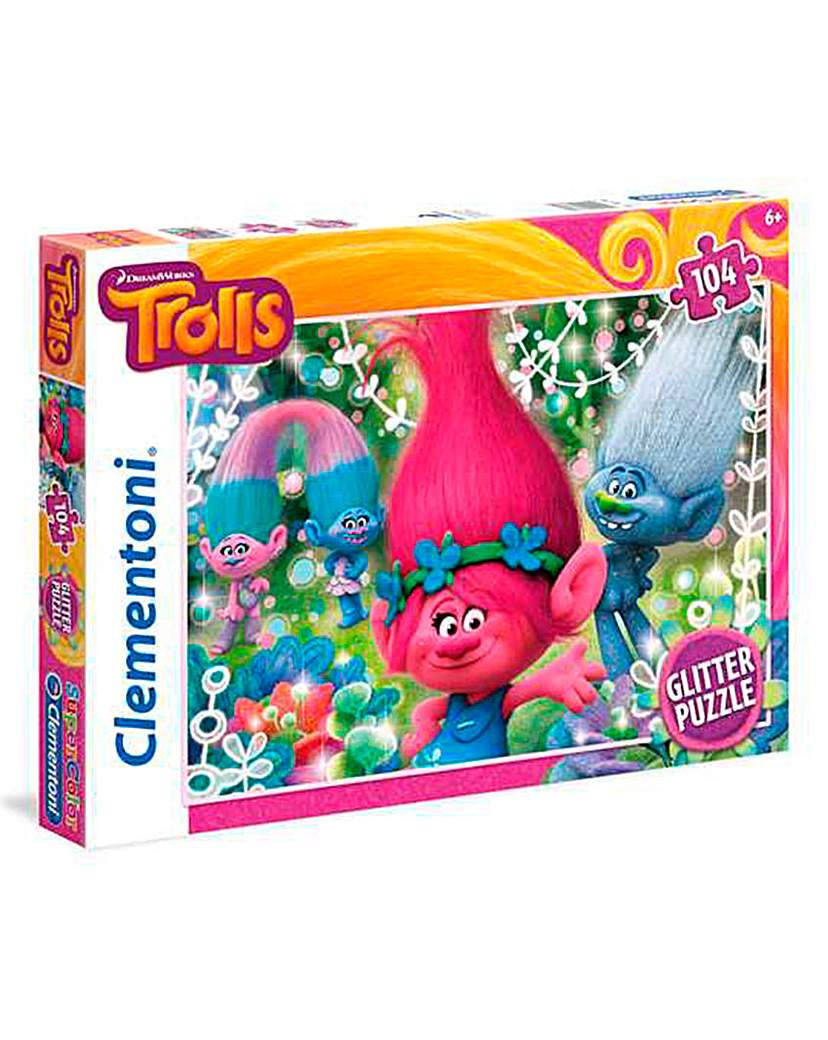 Trolls 104pc Glitter Puzzle Trolls 104pc Glitter Puzzle
