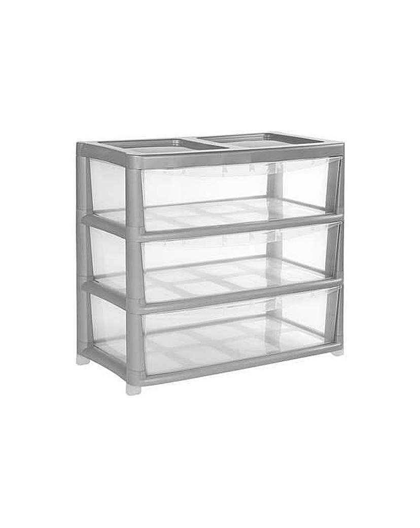 3 Drawer Plastic Tower Storage Unit 3 Drawer Plastic Tower Storage Unit