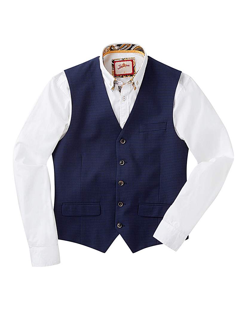 Joe Browns Mini Check Suit Waistcoat Reg Joe Browns Mini Check Suit Waistcoat Reg