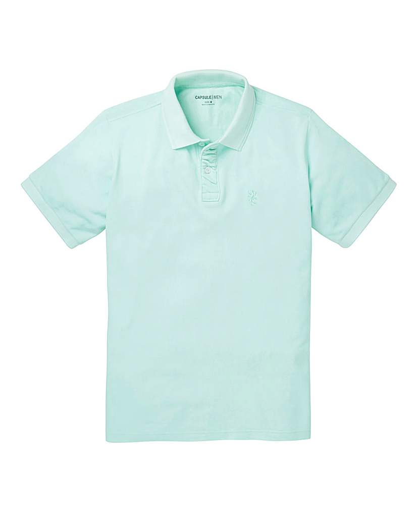Capsule Mint Embroidered Polo Regular Capsule Mint Embroidered Polo Regular