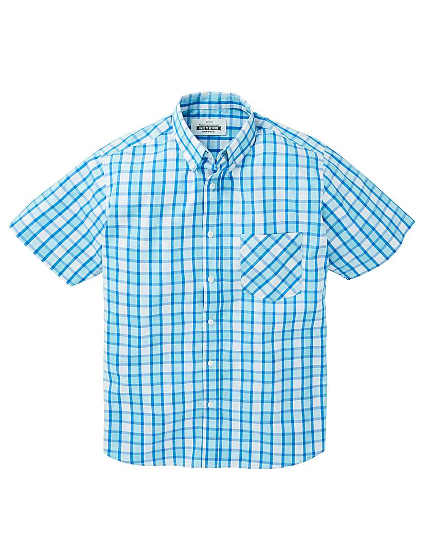 Jacamo Harper S/S Check Shirt Regular Jacamo Harper S/S Check Shirt Regular