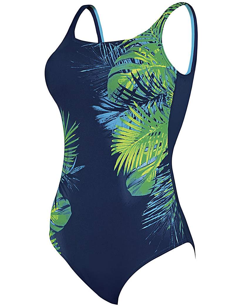 Zoggs Palm Springs Squareback Swimsuit Zoggs Palm Springs Squareback Swimsuit