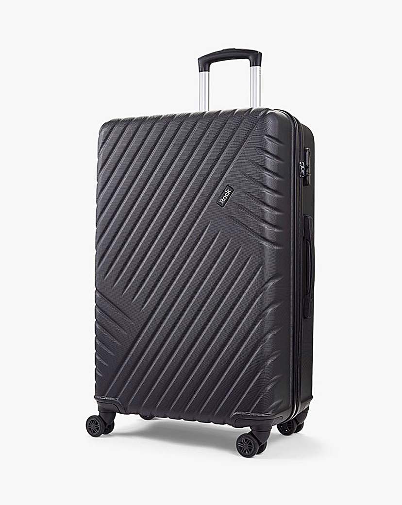 Rock Santiago Black Large Suitcase