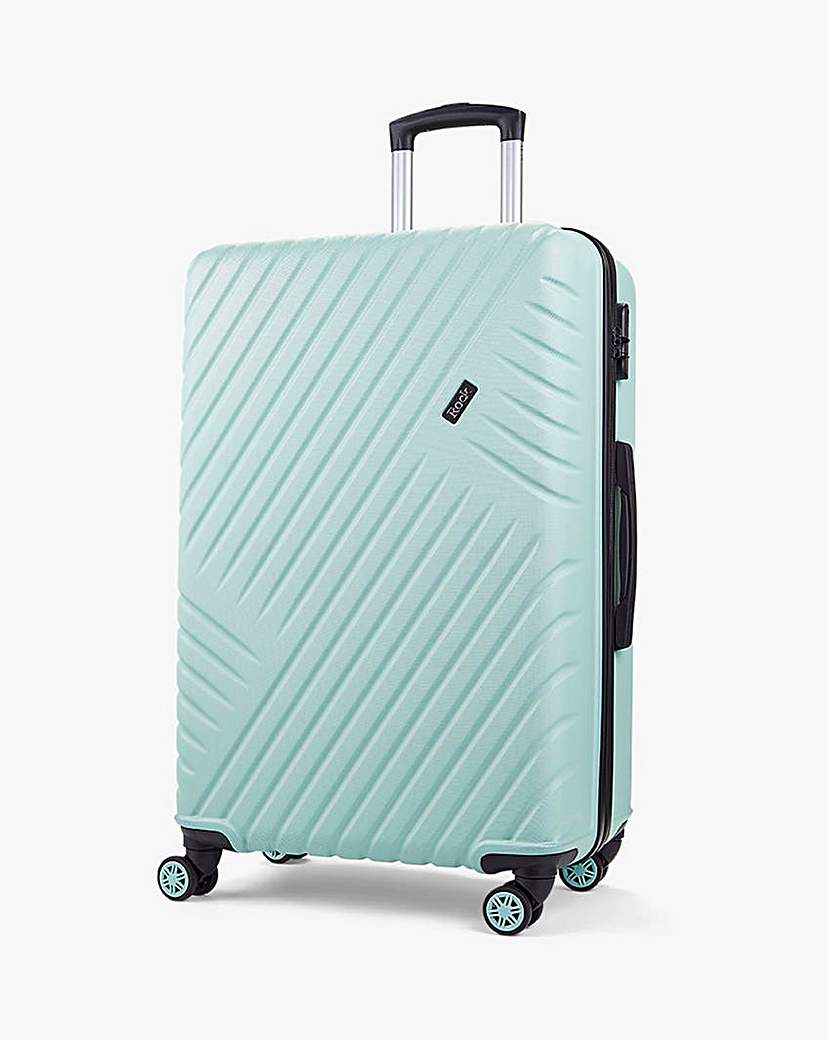 Rock Santiago Green Large Suitcase