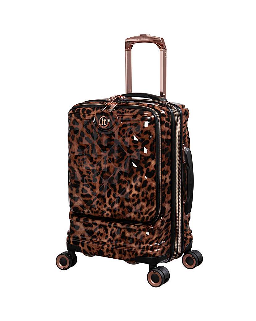IT Luggage Leopard Cabin with Pocket