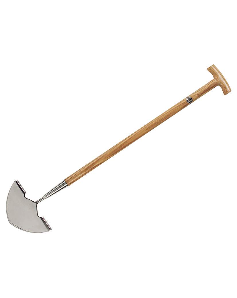 S/steel Edging Iron - Wooden Handled S/steel Edging Iron - Wooden Handled