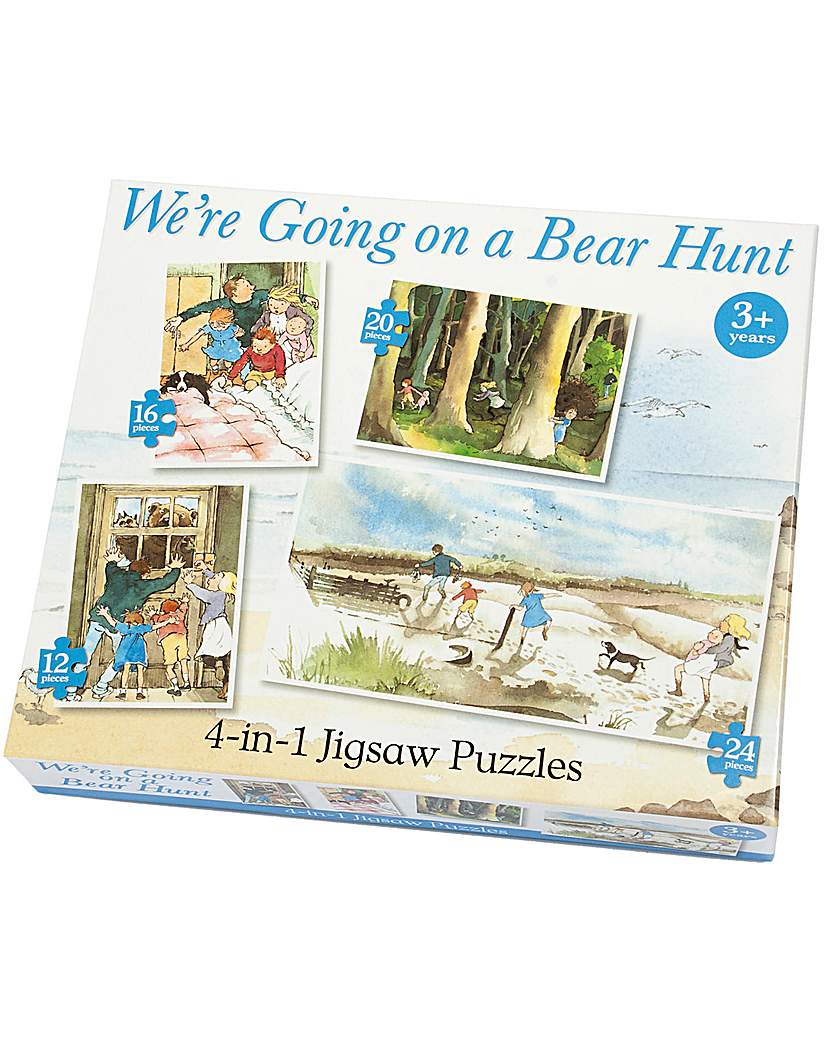 Bear Hunt 4 in 1 Jigsaw Puzzles Bear Hunt 4 in 1 Jigsaw Puzzles