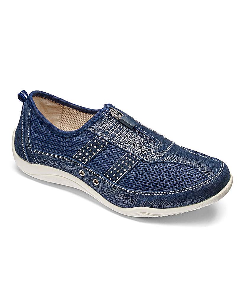 Cushion Walk Zip Shoes E Fit Cushion Walk Zip Shoes E Fit